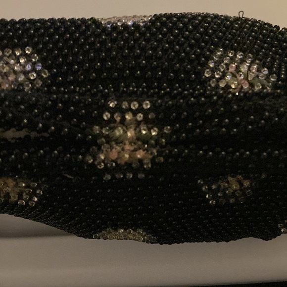 Mid Century Beaded Cluth Purse - Picture 4 of 7